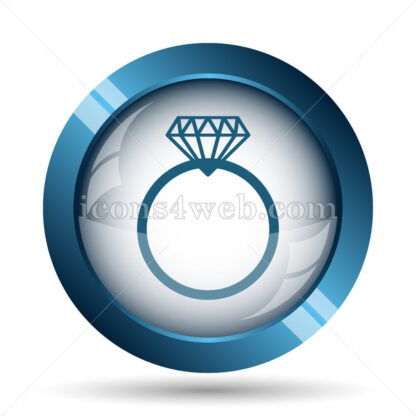 Diamond ring image icon. - Website icons