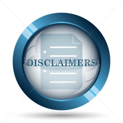 Disclaimers image icon. - Website icons