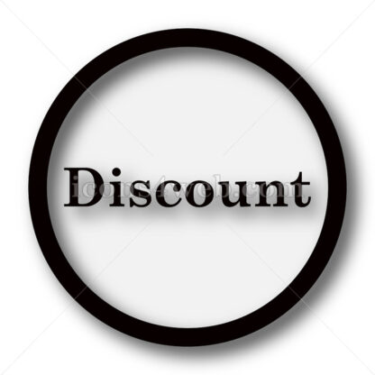 Discount simple icon. Discount simple button. - Website icons