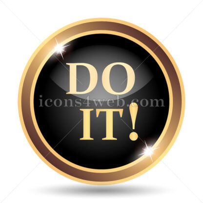 Do it gold icon. - Website icons