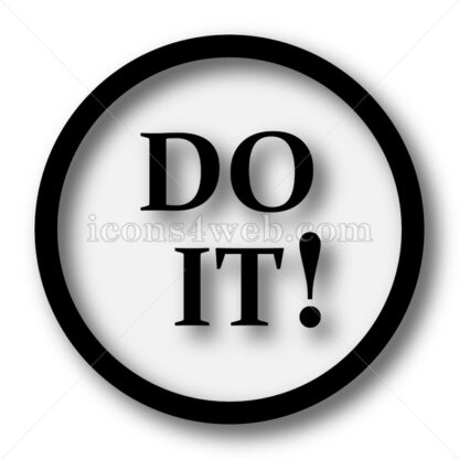 Do it simple icon. Do it simple button. - Website icons