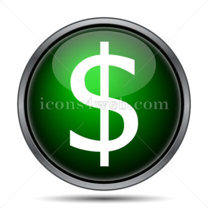 Dollar internet icon. - Website icons