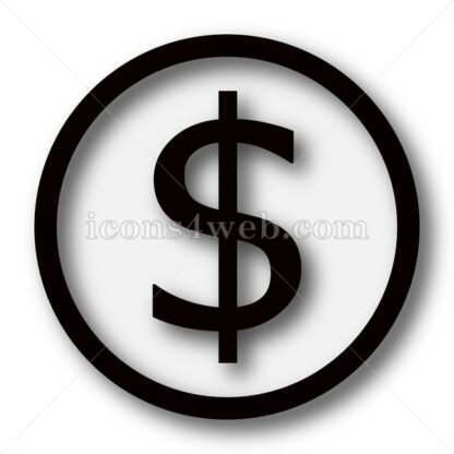 Dollar simple icon. Dollar simple button. - Website icons