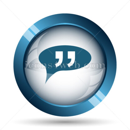 Double quotes image icon. - Website icons