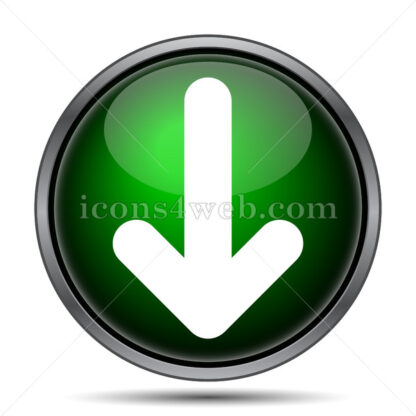 Down arrow internet icon. - Website icons