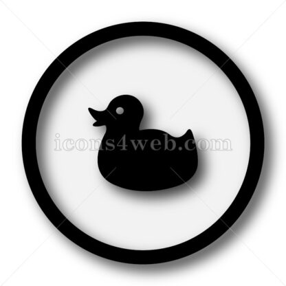Duck simple icon. Duck simple button. - Website icons