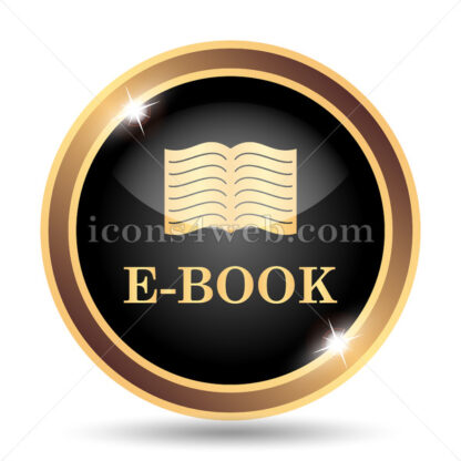 E-book gold icon. - Website icons