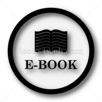 E-book simple icon. E-book simple button. - Website icons