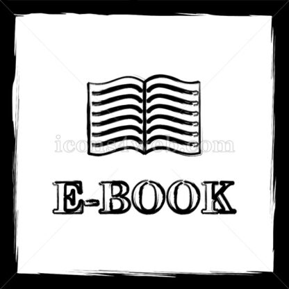 E-book sketch icon. - Website icons