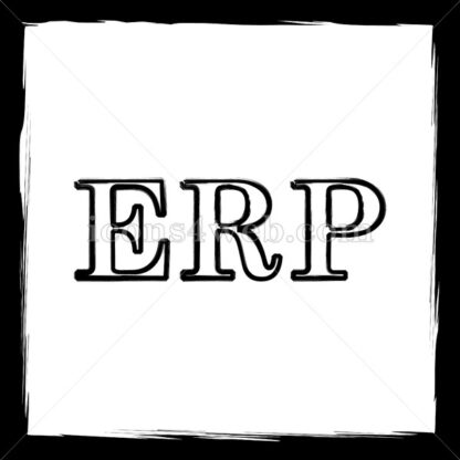 ERP sketch icon. - Website icons