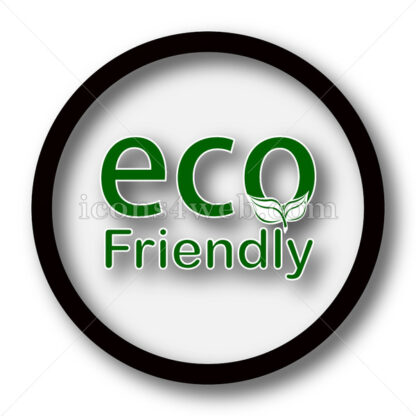 Eco Friendly simple icon. Eco Friendly simple button. - Website icons