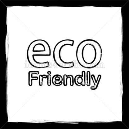 Eco Friendly sketch icon. - Website icons