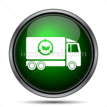 Eco truck internet icon. - Website icons