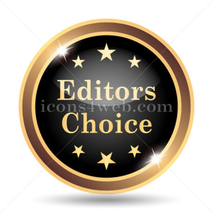 Editors choice gold icon. - Website icons