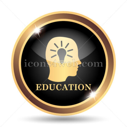 Education gold icon. - Website icons