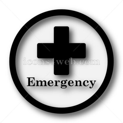 Emergency simple icon. Emergency simple button. - Website icons