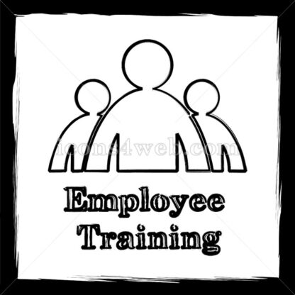 Employee training sketch icon. - Website icons