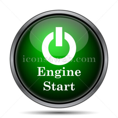 Engine start internet icon. - Website icons