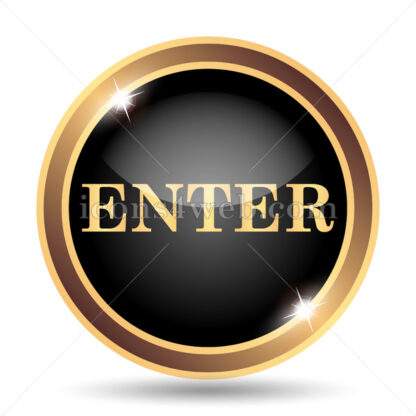 Enter gold icon. - Website icons