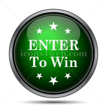 Enter to win internet icon. - Website icons