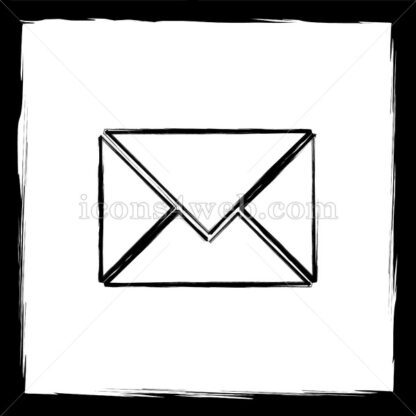 Envelope sketch icon. - Website icons