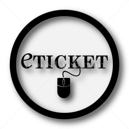 Eticket simple icon. Eticket simple button. - Website icons