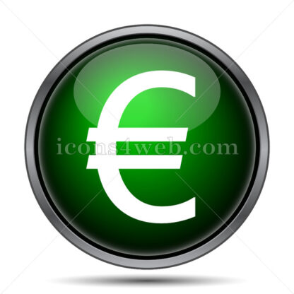 Euro internet icon. - Website icons