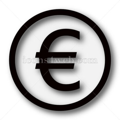 Euro simple icon. Euro simple button. - Website icons