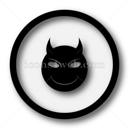 Evil simple icon. Evil simple button. - Website icons