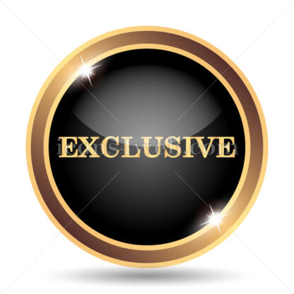 Exclusive gold icon. - Website icons