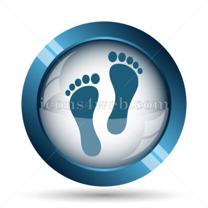Feet print image icon. - Website icons