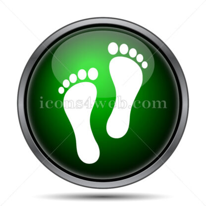 Feet print internet icon. - Website icons