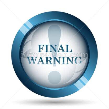 Final warning image icon. - Website icons