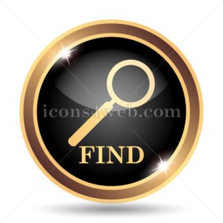 Find, Magnifying Glass, Search Icon Graphic by hr-gold · Creative Fabrica