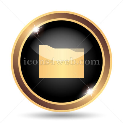 Folder gold icon. - Website icons