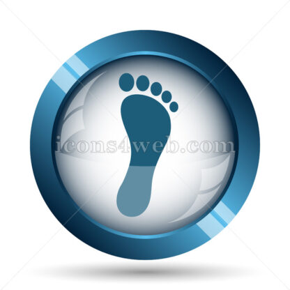 Foot print image icon. - Website icons