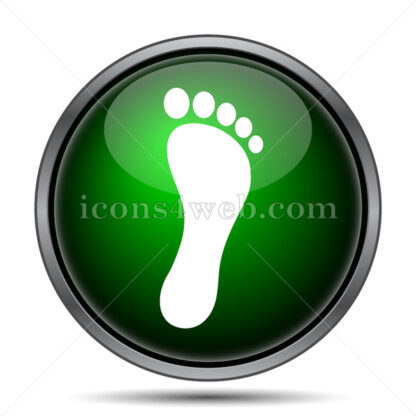 Foot print internet icon. - Website icons