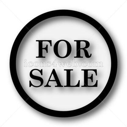 For sale simple icon. For sale simple button. - Website icons