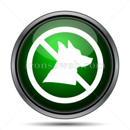 Forbidden dogs internet icon. - Website icons