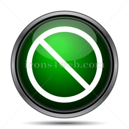 Forbidden internet icon. - Website icons