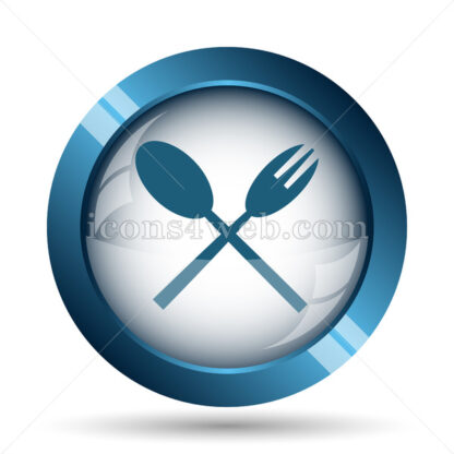 Fork and spoon image icon. - Website icons