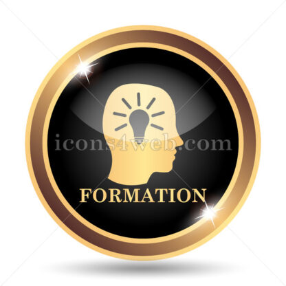 Formation gold icon. - Website icons