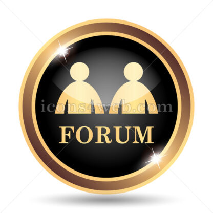Forum gold icon. - Website icons