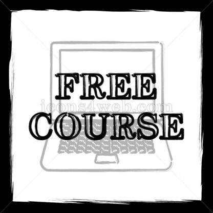 Free course sketch icon. - Website icons