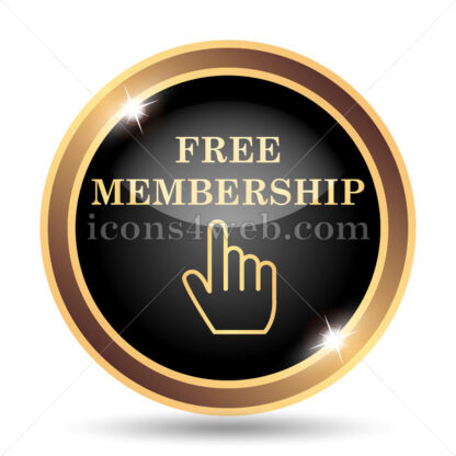 Free membership gold icon. - Website icons