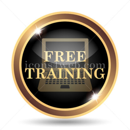 Free training gold icon. - Website icons