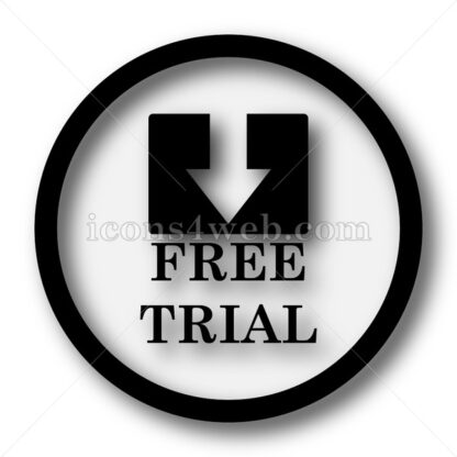 Free trial simple icon. Free trial simple button. - Website icons