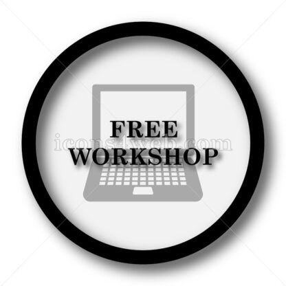 Free workshop simple icon. Free workshop simple button. - Website icons