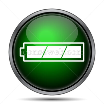 Fully charged battery internet icon. - Website icons