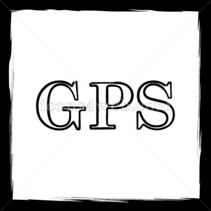 GPS sketch icon. - Website icons